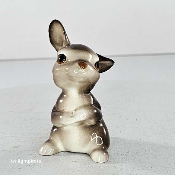 Hagen Renaker DW Baby Rabbit Facing Left Brown Figurine Bunny - Picture 2 of 6